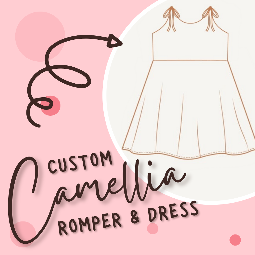 Custom Camellia Peplum & Dress