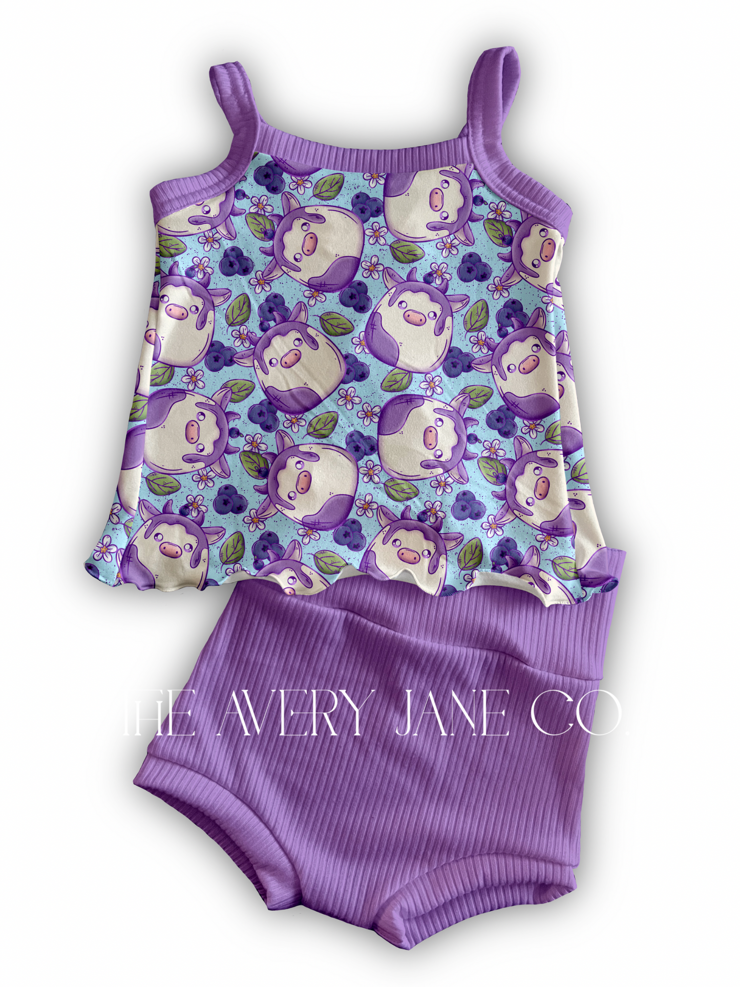 Blue Berry Cow Summer Set