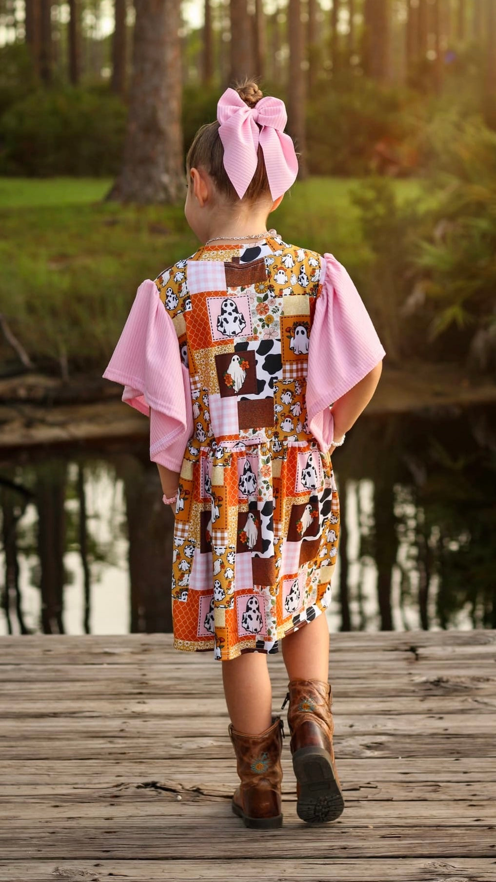 Western Spooky Ghost Mila Dress
