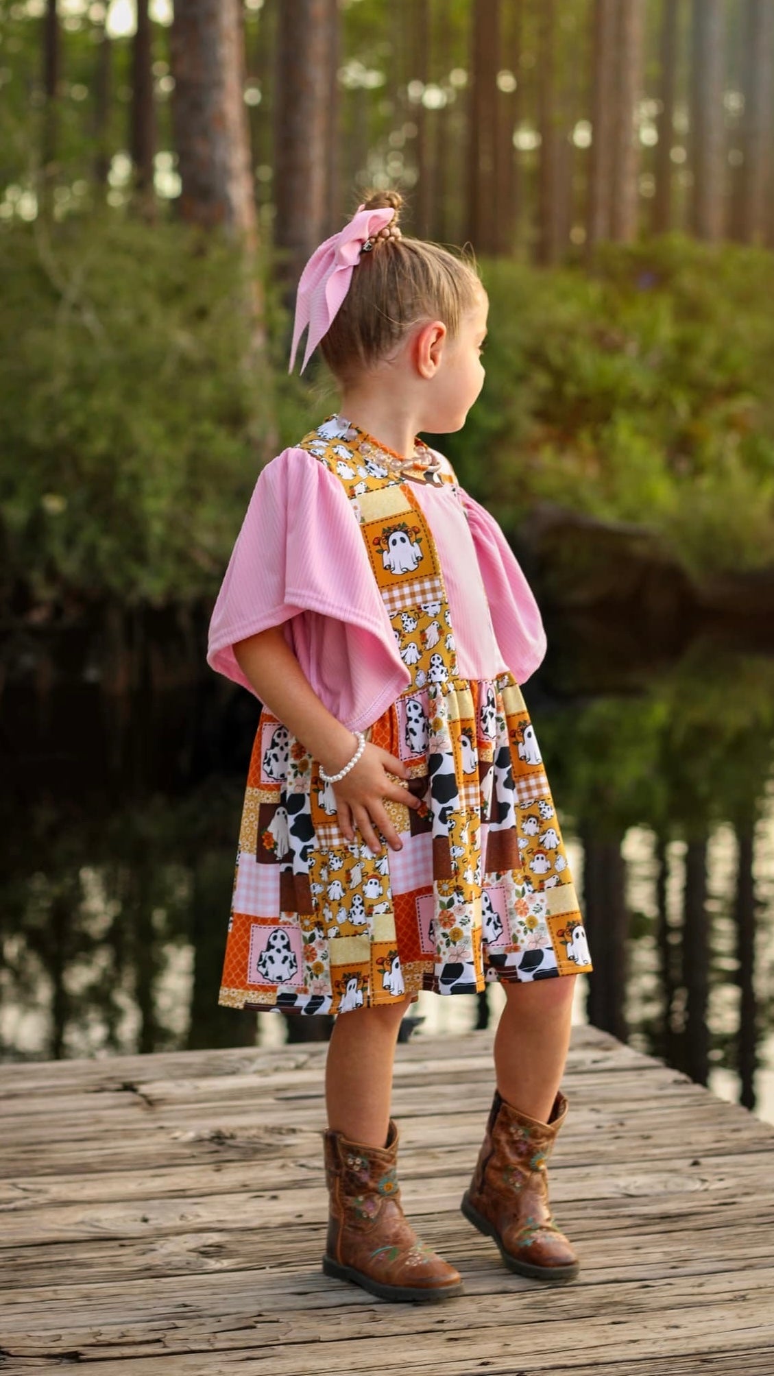 Western Spooky Ghost Mila Dress