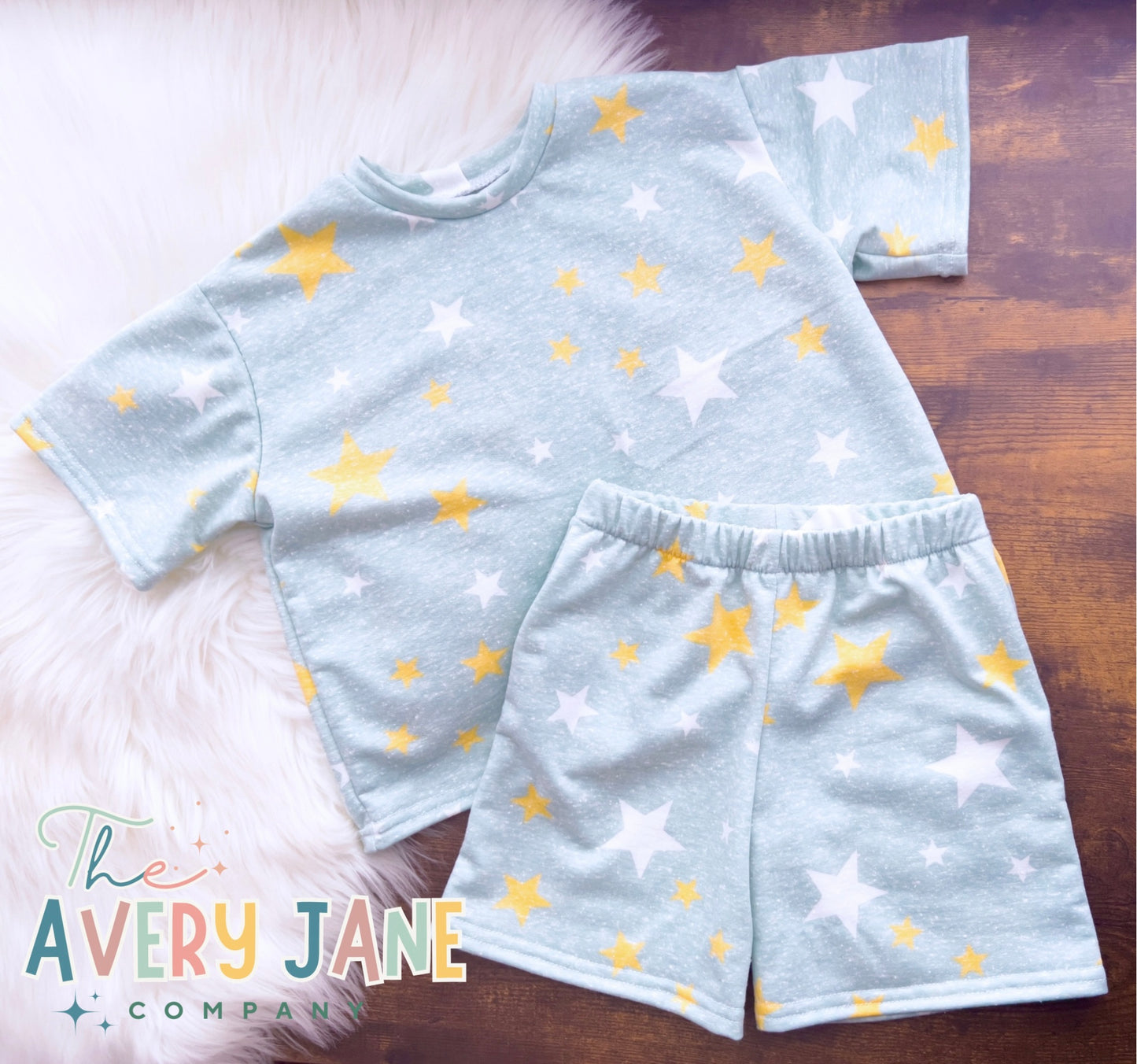 Green Stars Comfy Set