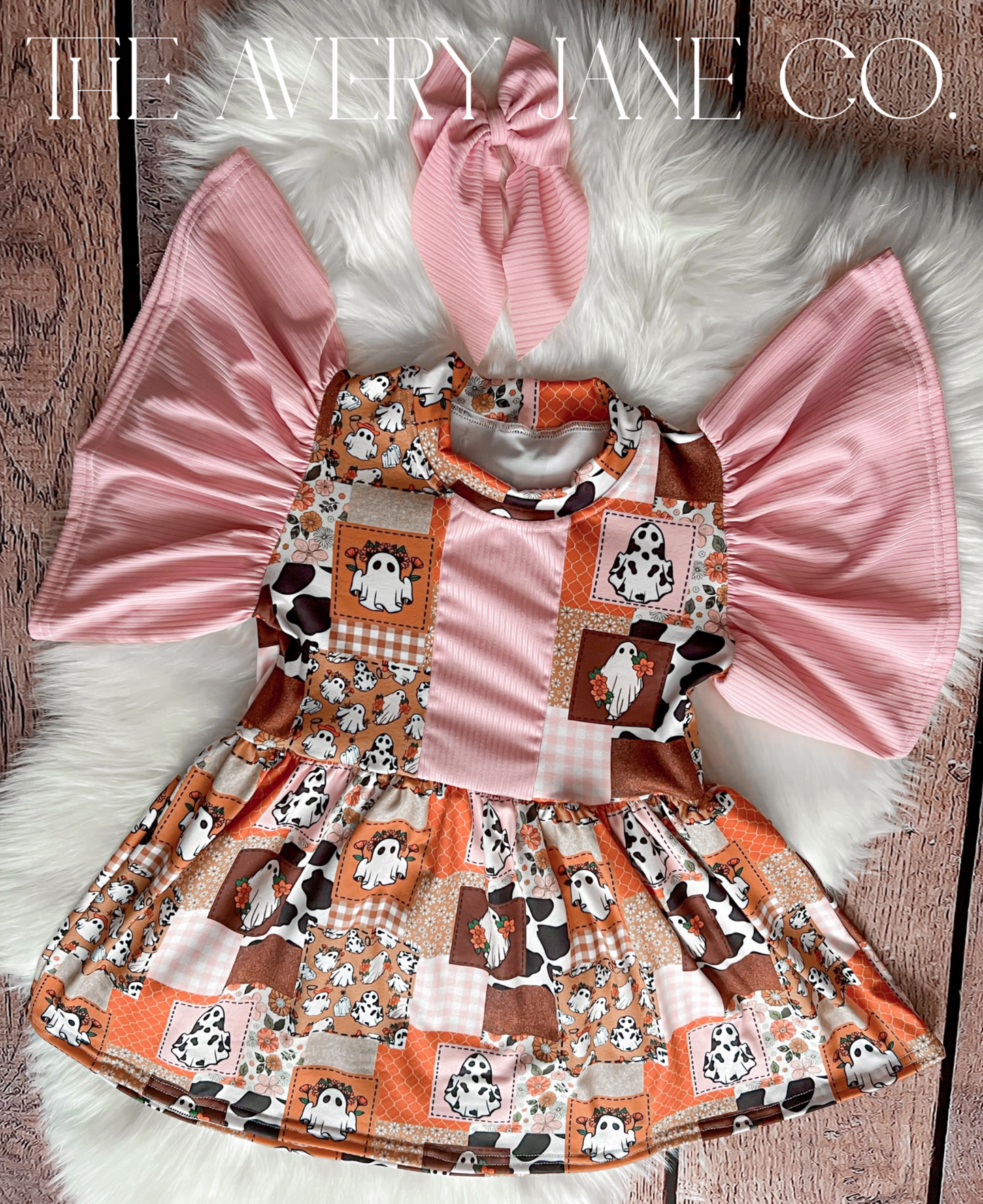 Western Spooky Ghost Mila Dress