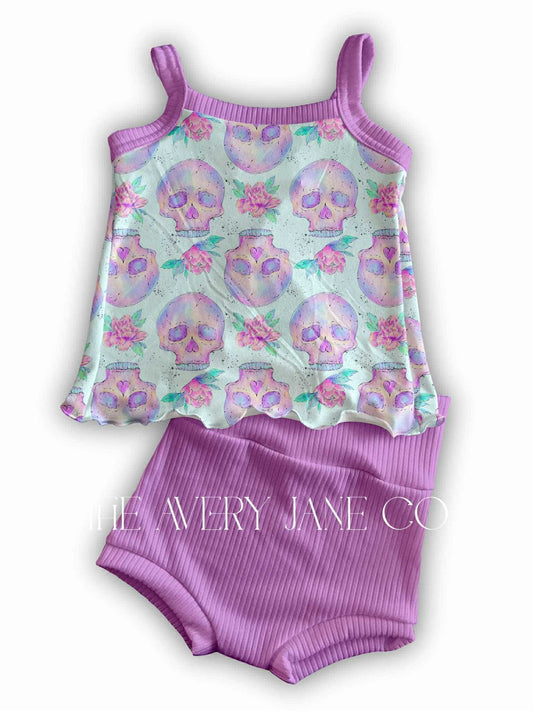 Floral Skulls Summer Set