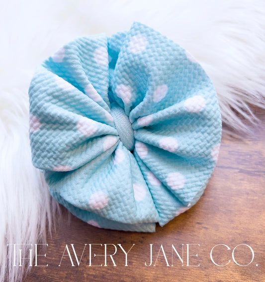 Mint Polka Dots