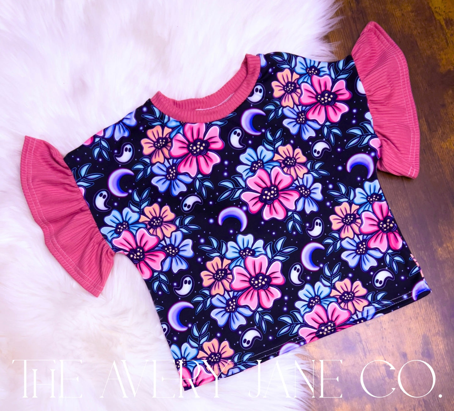 Illuminated Floral Ghost - 4T