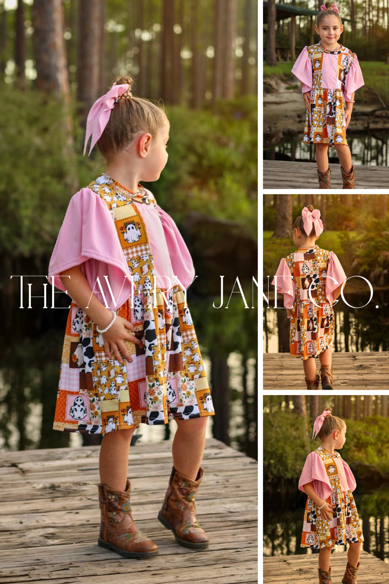 Western Spooky Ghost Mila Dress