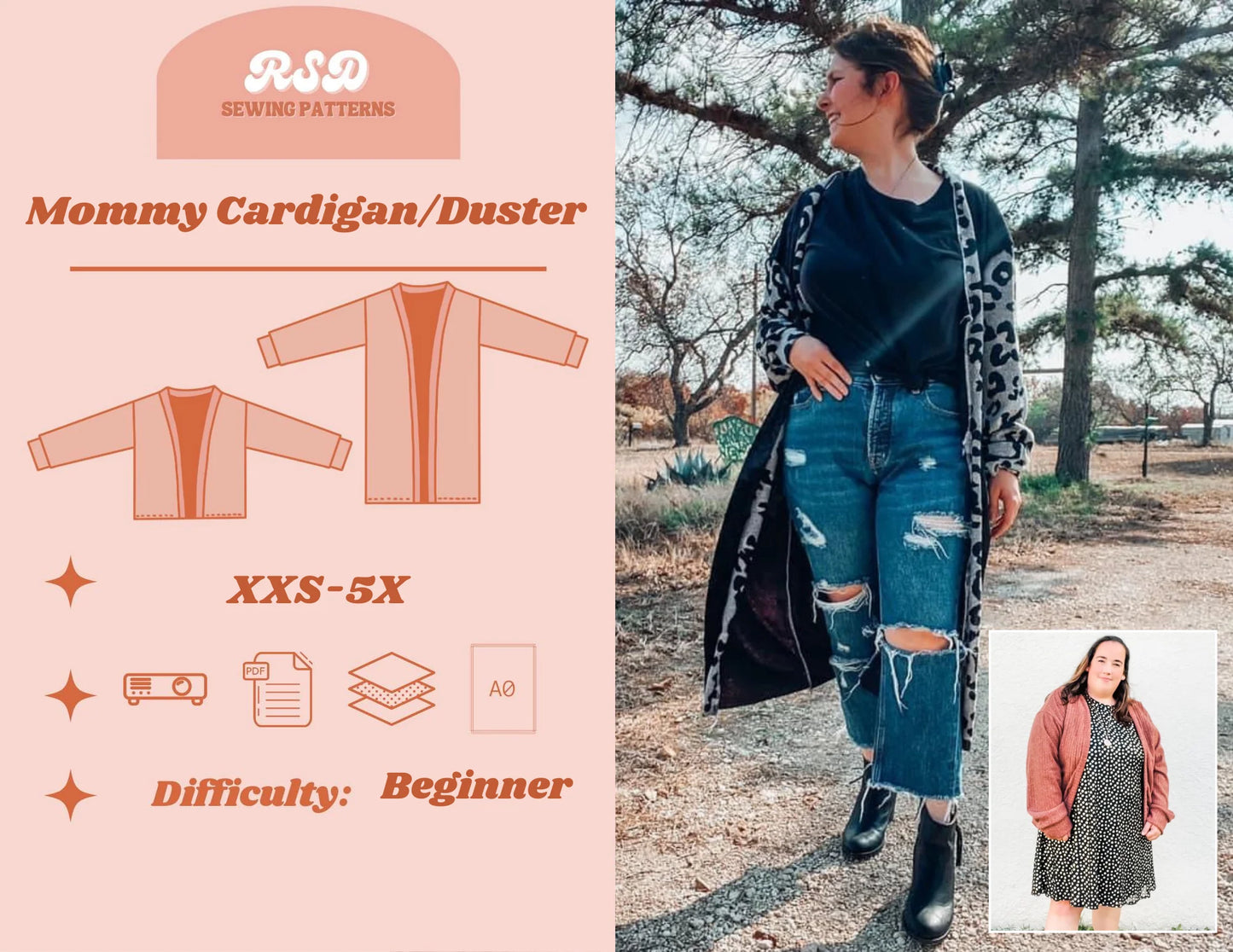 The Weekly Stitch - Adult Cardigan/Duster