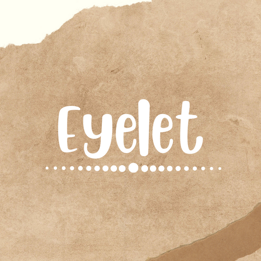 Solid Eyelet Bows