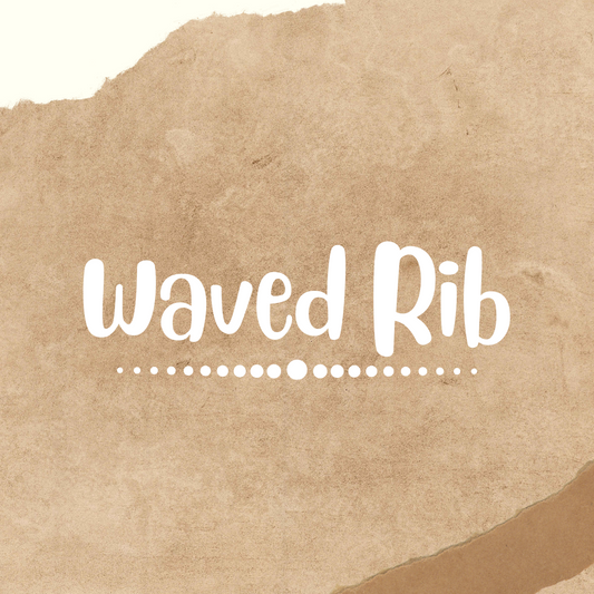 Solid Waved Ribknit Bows