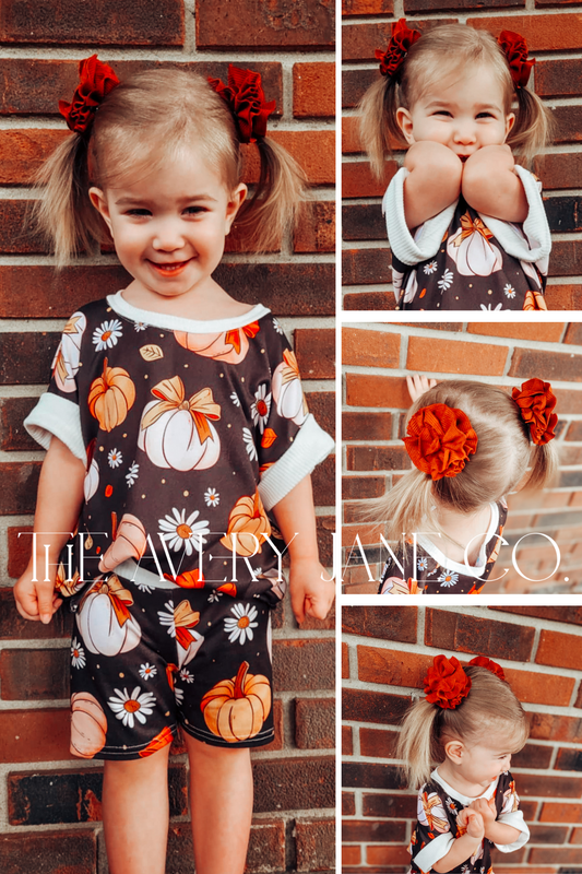 Coquette Pumpkin Lounge Set