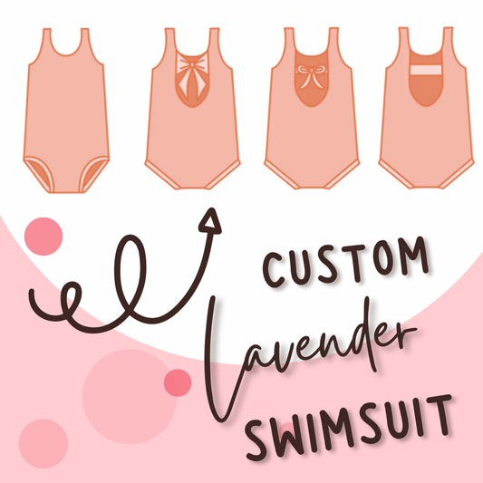 Custom Lavender Swimsuit
