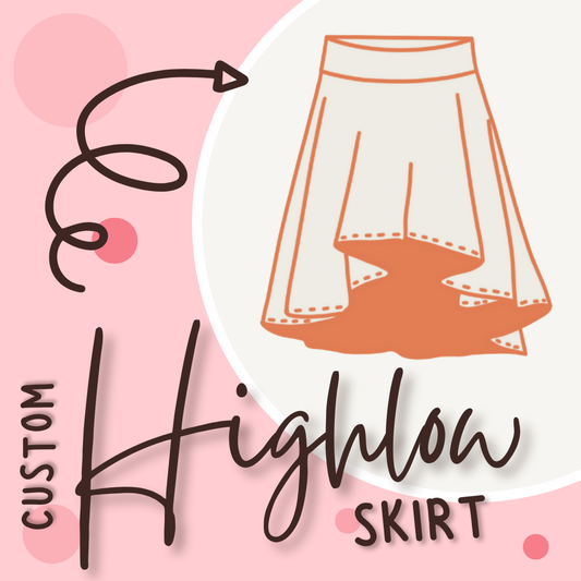 Custom High-Low Skirted Bummies