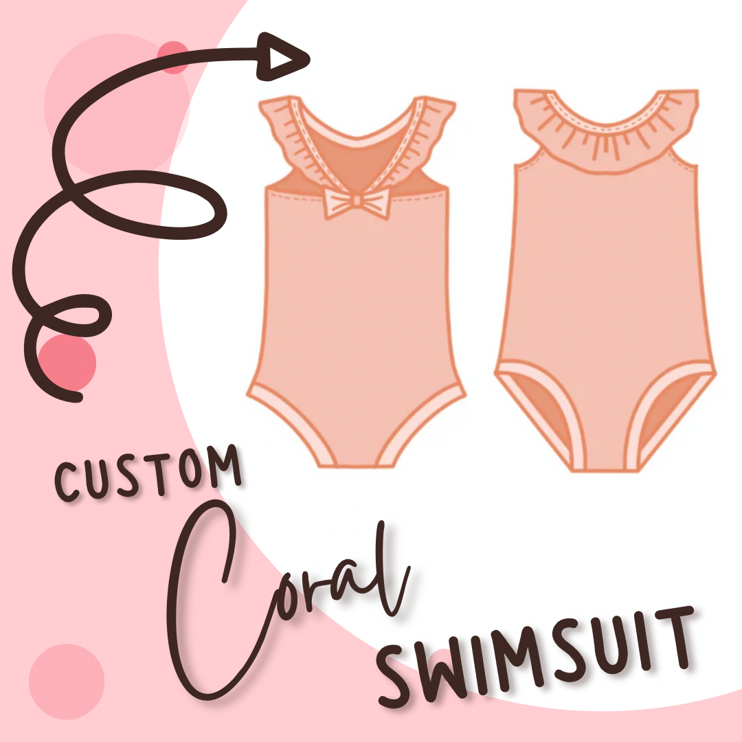 Custom Coral Swimsuit