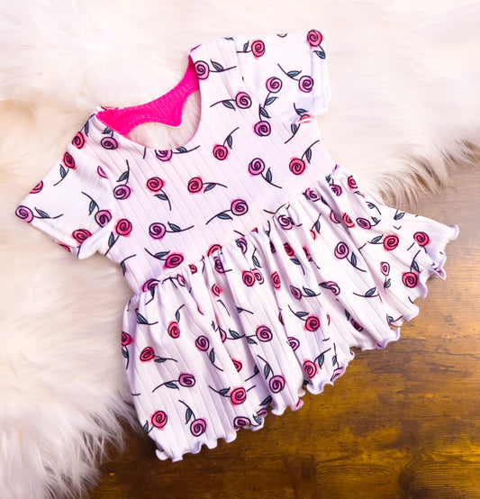 Petite Floral - Yvonne Peplum