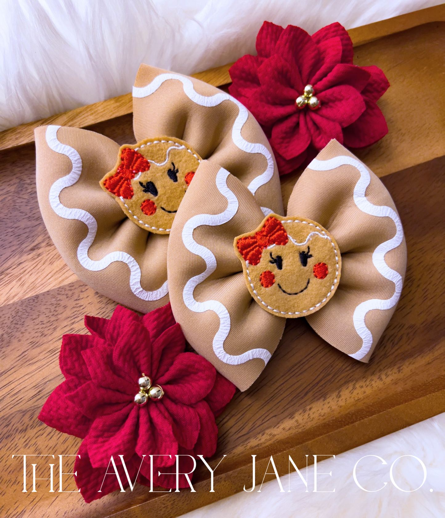 Custom Gingerbread Bow