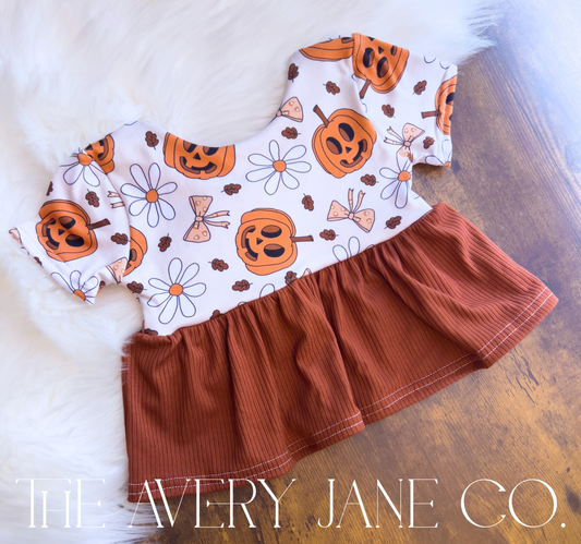 Dainty Bows & Pumpkins - 18/24m