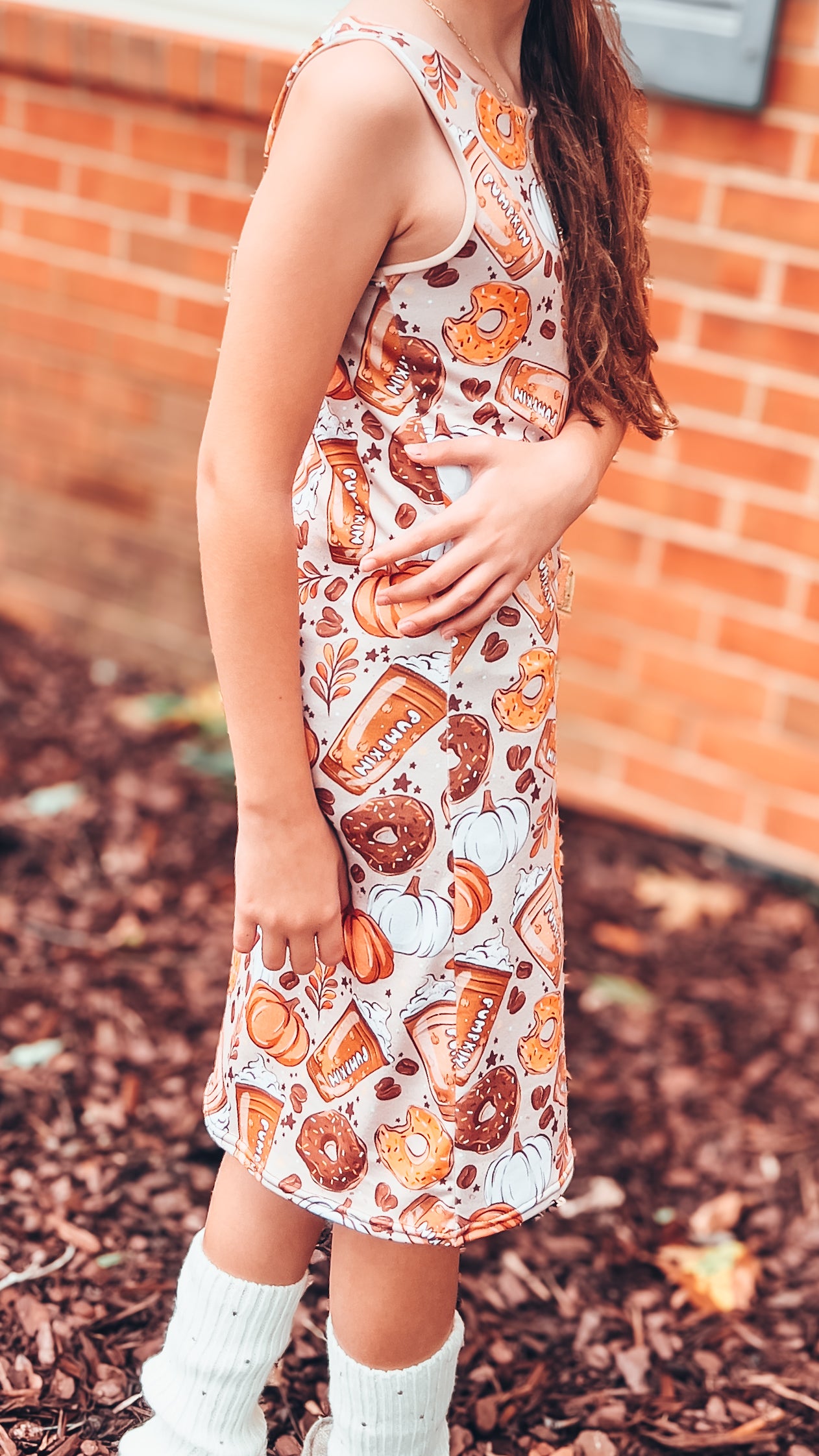 Pumpkin Spice Sarai Dress