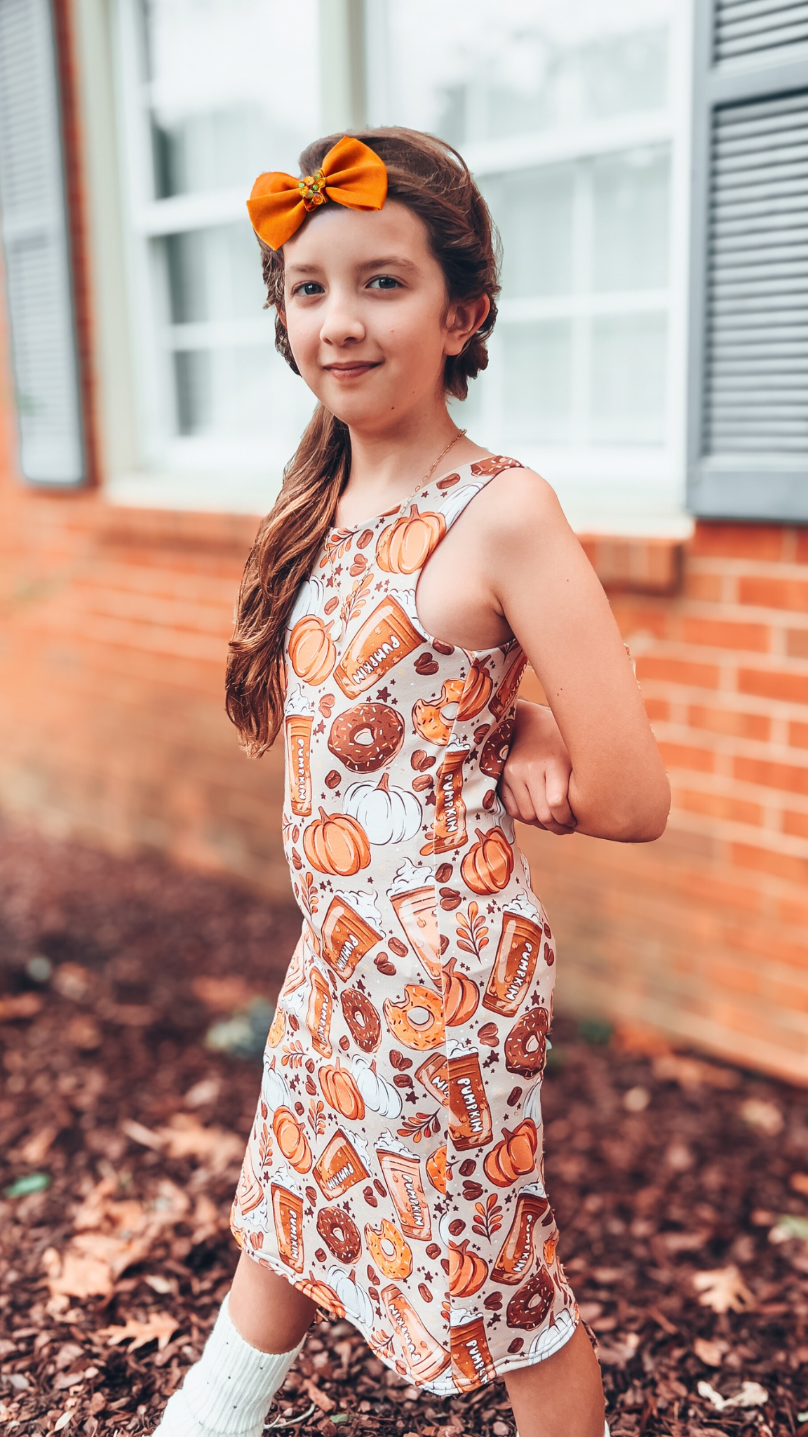 Pumpkin Spice Sarai Dress