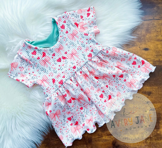 Coquette Hearts - Yvonne Peplum