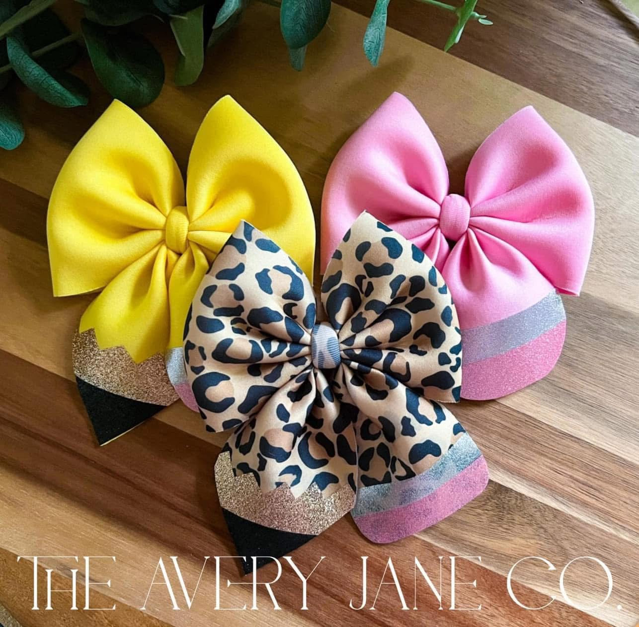 Custom Pencil Bow