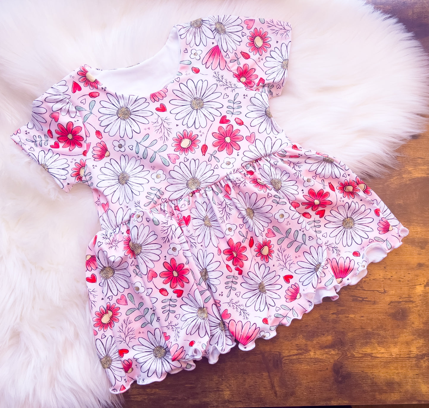 Garden Hearts - Yvonne Peplum