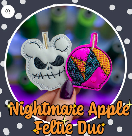 Nightmare Apple Feltie Set