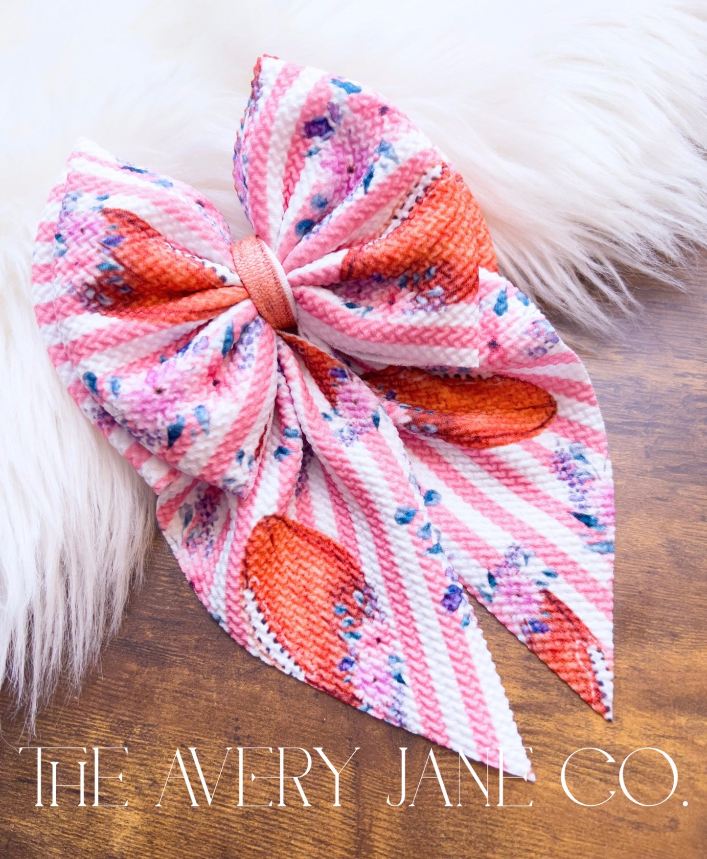 Football Floral Stripes