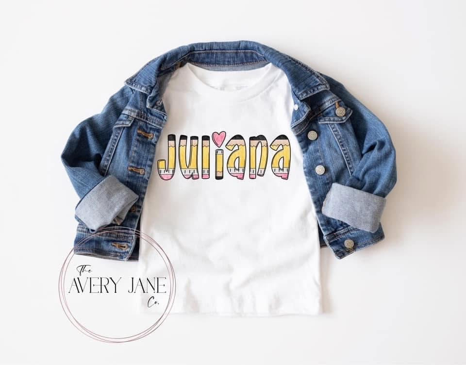 Youth Custom Pencil Shirt