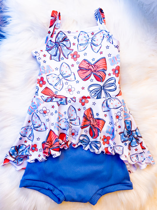 RWB Bows Summer Outfit