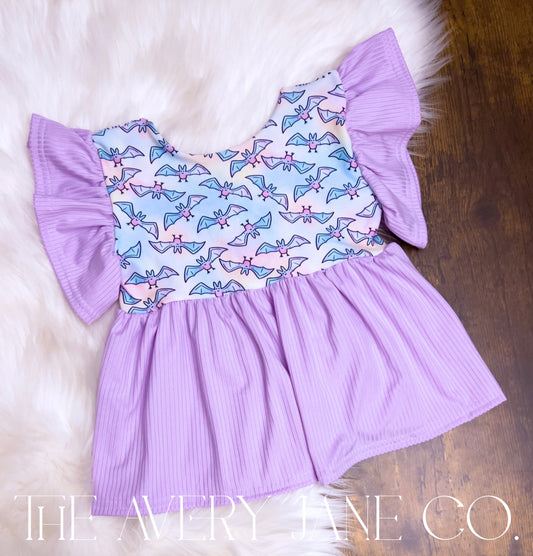 Pastel Bats - 4T