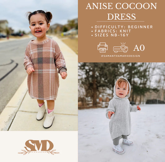 The Weekly Stitch - Anise Cocoon Dress