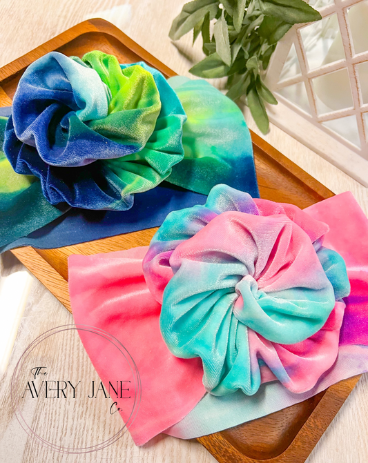 TieDye Rose Wrap