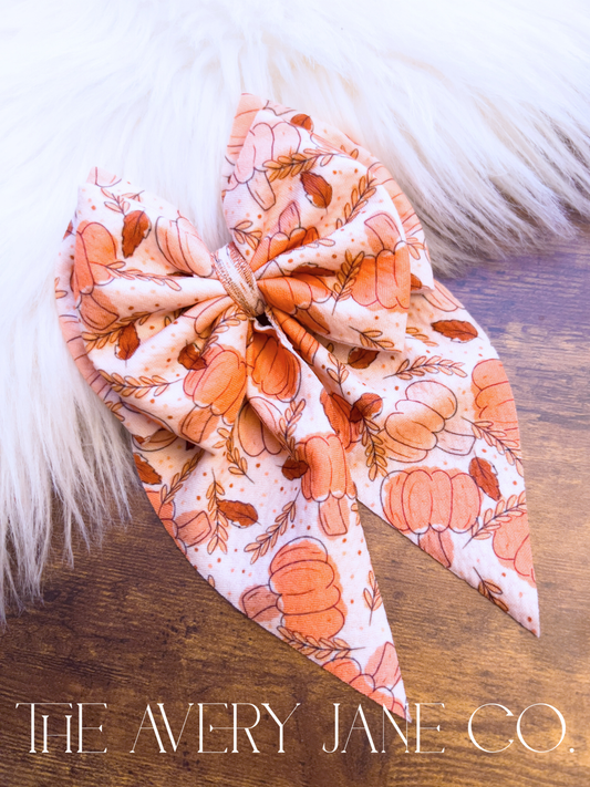 Wheat Flower Pumpkins