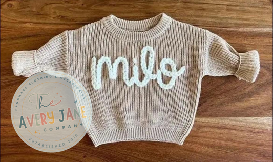 Custom Name Sweater