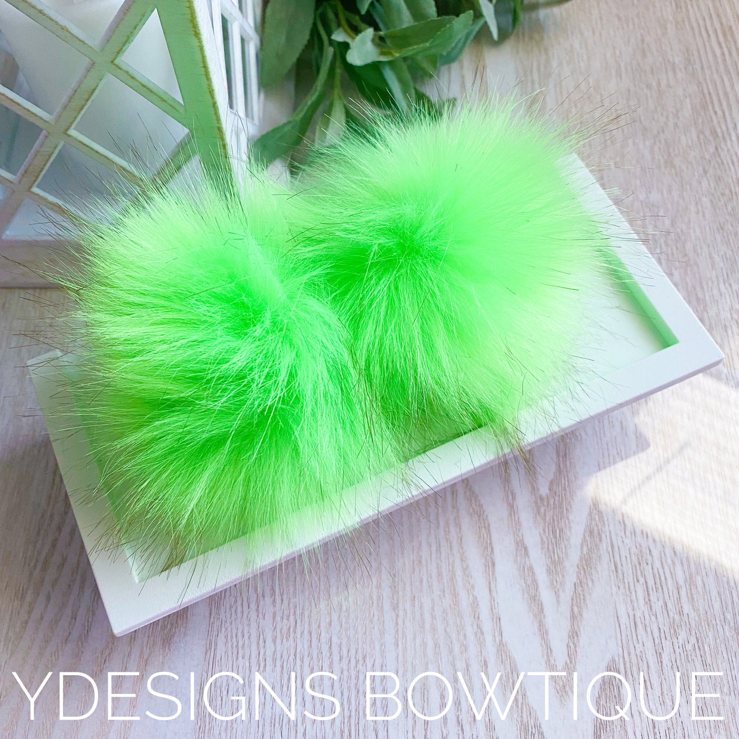 Lime Pom Piggies